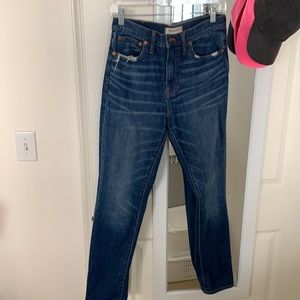 Madewell high-rise slim boyjean